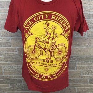 Obey Propaganda "All City Riders" Large Unisex Tee